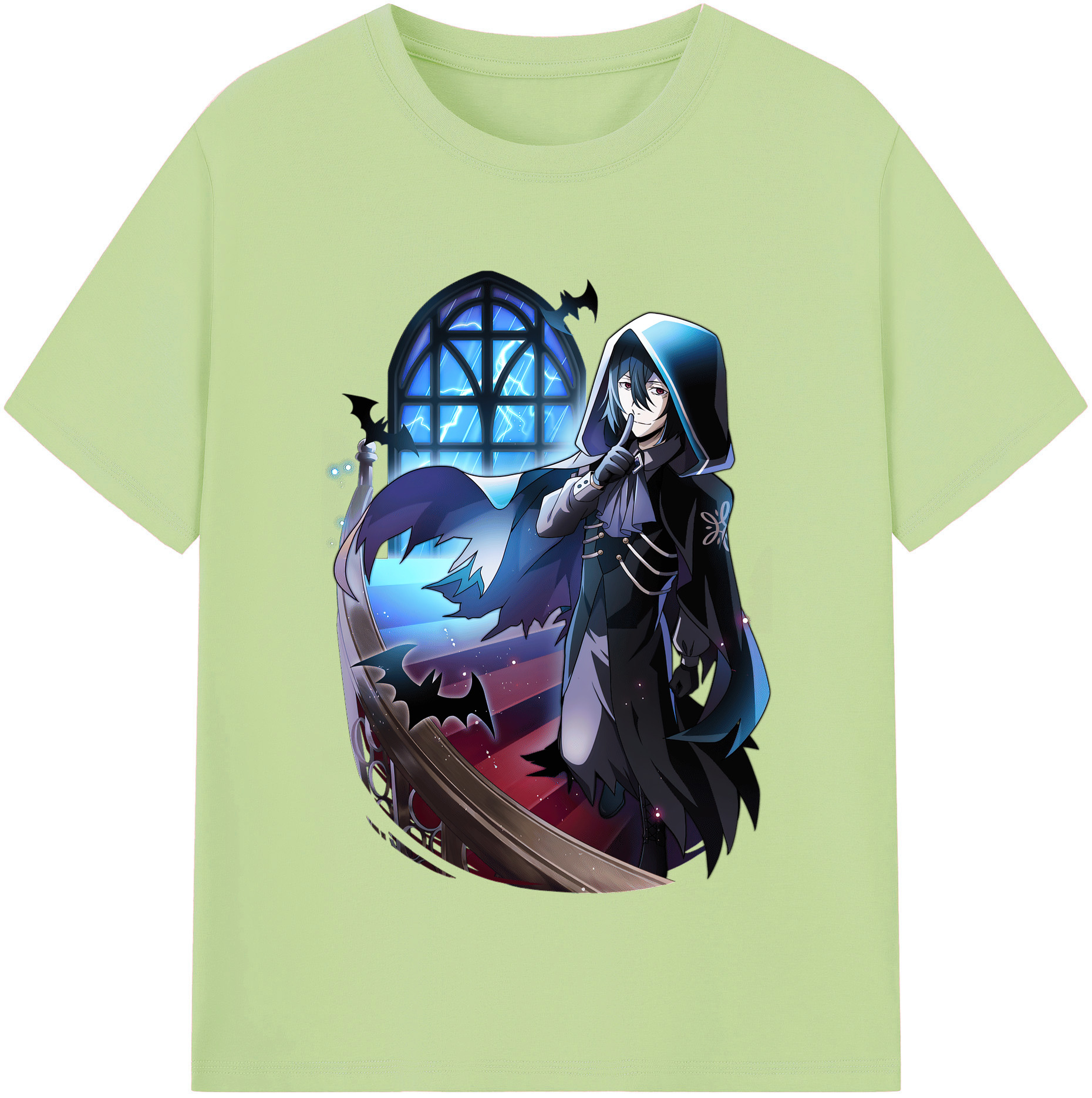 （画像用） 文豪ストレイドッグス Bungo Stray Dogs 綿100％半袖Tシャツ（フロントプリント）